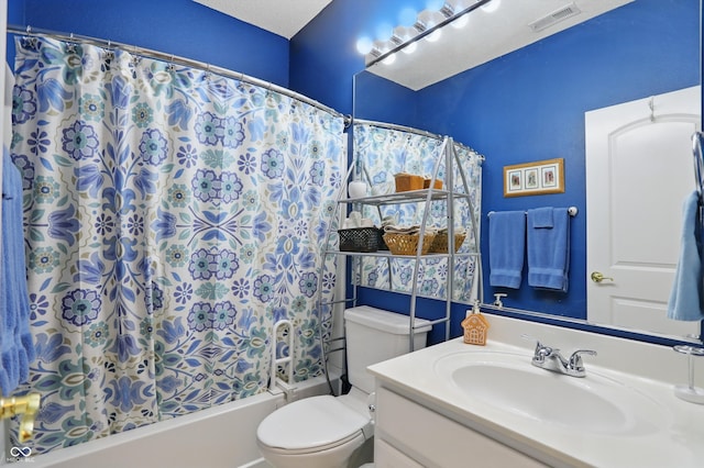 1663 Sweetgum Dr, Greenwood, IN 46143 - full bath featuring shower / bath combo, toilet, and vanity