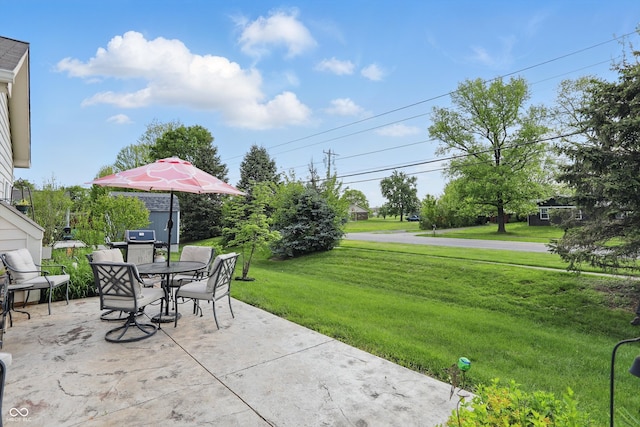 1663 Sweetgum Dr, Greenwood, IN 46143 - view of patio / terrace featuring outdoor dining space