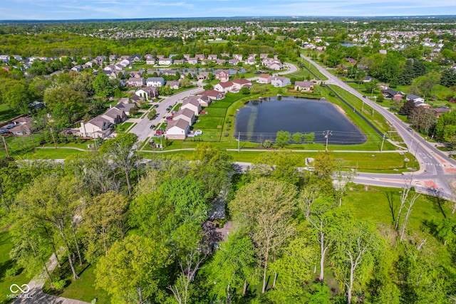 bird's eye view of a large body of water