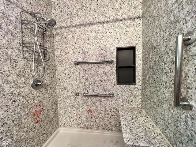 206 Windemere Rd, West Terre Haute, IN 47885 - full bath with tiled shower