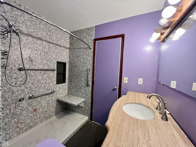 206 Windemere Rd, West Terre Haute, IN 47885 - full bathroom featuring a shower and vanity