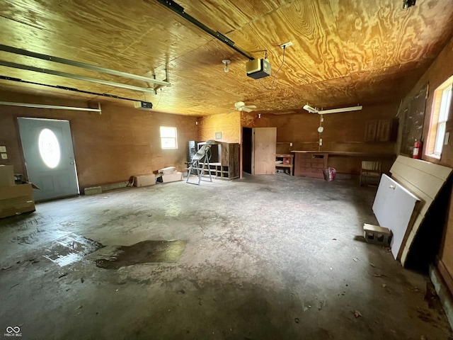 206 Windemere Rd, West Terre Haute, IN 47885 - garage featuring a garage door opener