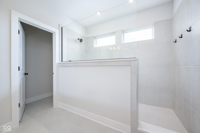 15792 Wiseman Dr, Fishers, IN 46040 - full bathroom with a walk in shower, plenty of natural light, and tile patterned floors
