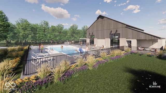 15792 Wiseman Dr, Fishers, IN 46040 - community pool featuring fence and a patio
