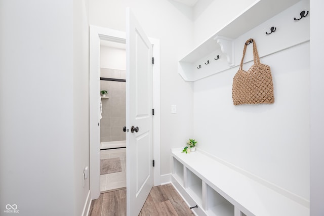 15792 Wiseman Dr, Fishers, IN 46040 - mudroom featuring light wood-style floors and baseboards