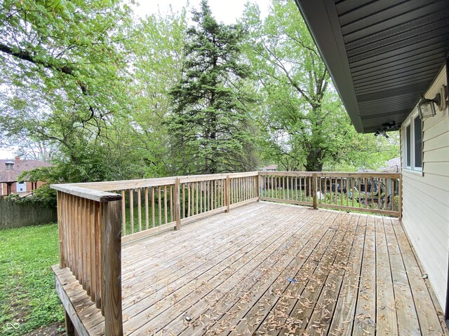 view of deck