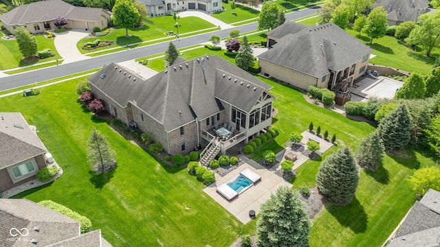 4890 Benthaven Dr E, Bargersville, IN 46106 - aerial view of residential area