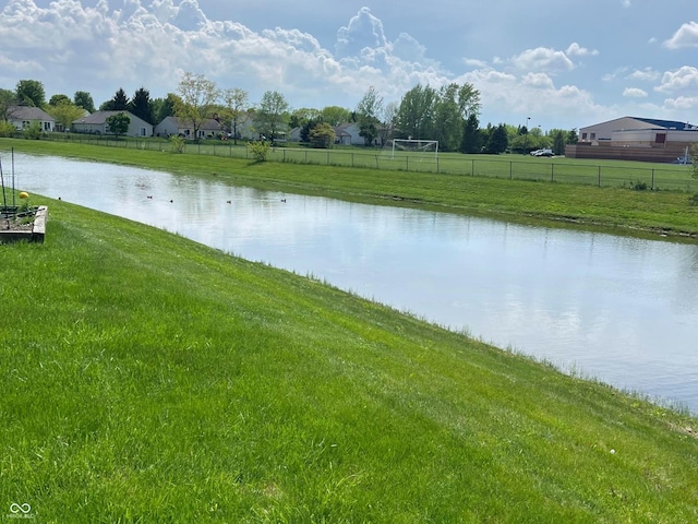14058 Southwood Cir, Fishers, IN 46037 - water view with fence