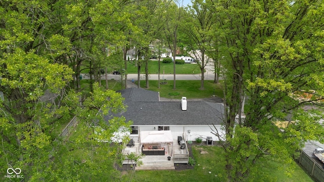 6673 Karyn Dr, Avon, IN 46123 - view from above of property