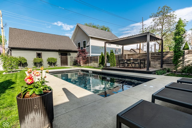 2036 Central Ave, Indianapolis, IN 46202 - view of swimming pool with a patio