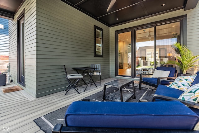 2036 Central Ave, Indianapolis, IN 46202 - wooden terrace featuring outdoor lounge area
