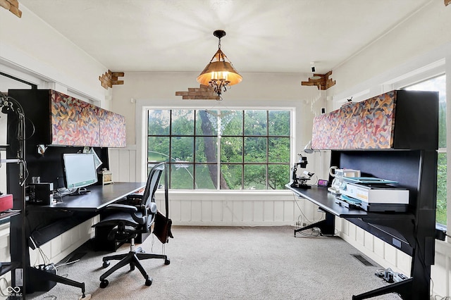 1530 E 75th St, Indianapolis, IN 46240 - office area featuring carpet and plenty of natural light