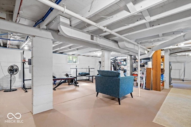 744 Gilbert Ave, Indianapolis, IN 46227 - view of below grade area