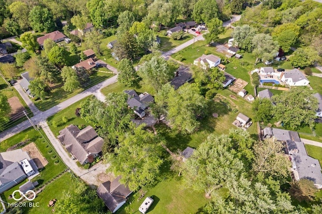 744 Gilbert Ave, Indianapolis, IN 46227 - aerial overview of property's location featuring nearby suburban area