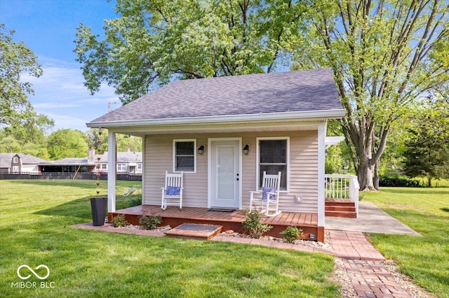 744 Gilbert Ave, Indianapolis, IN 46227 - view of front of property featuring roof with shingles