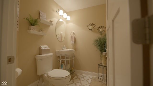 4363 E State Road 252, Franklin, IN 46131 - bathroom with toilet and baseboards