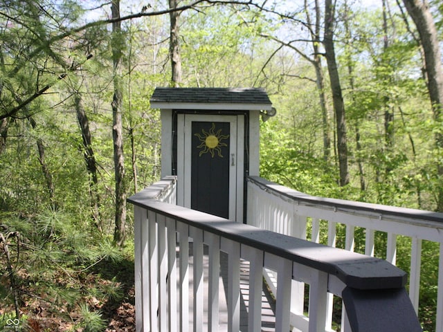 4363 E State Road 252, Franklin, IN 46131 - view of outdoor structure with a wooded view