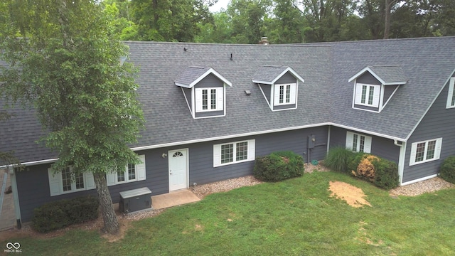 4363 E State Road 252, Franklin, IN 46131 - new england style home featuring a front lawn and a shingled roof