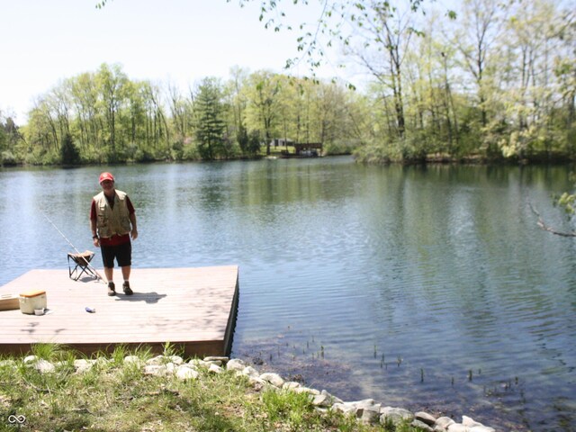 4363 E State Road 252, Franklin, IN 46131 - dock featuring a water view