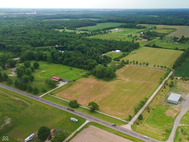 4363 E State Road 252, Franklin, IN 46131 - aerial view of property and surrounding area featuring rural landscape and abundant farmland