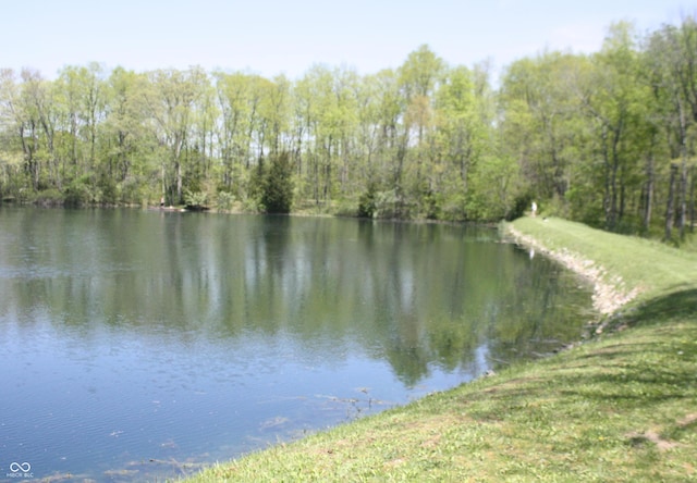 4363 E State Road 252, Franklin, IN 46131 - water view with a heavily wooded area