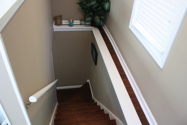 4363 E State Road 252, Franklin, IN 46131 - staircase with wood finished floors