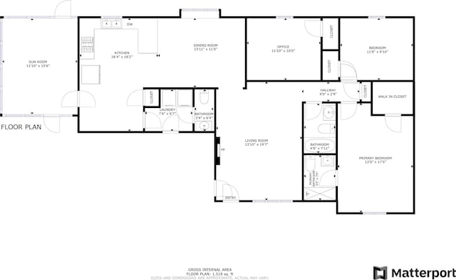 7655 N Kitchen Rd, Mooresville, IN 46158 - room layout