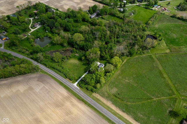 6851 W County Road 550 S, Daleville, IN 47334 - aerial view of property and surrounding area