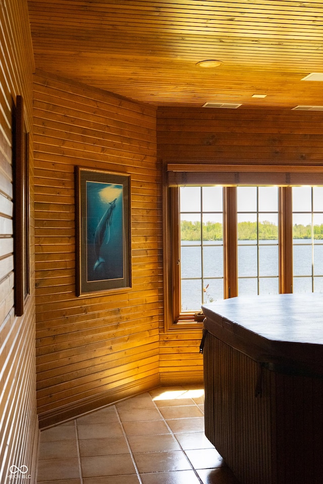 3107 Waterfront Cir, Anderson, IN 46012 - interior space with a water view
