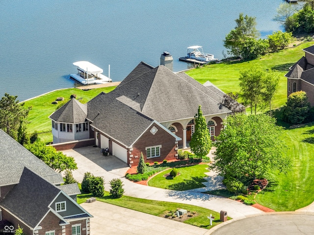 3107 Waterfront Cir, Anderson, IN 46012 - aerial view of property and surrounding area