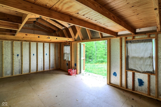 view of storage