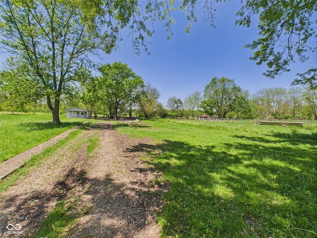 3631 Columbus Ave, Anderson, IN 46013 - view of dirt / gravel driveway featuring a view of countryside