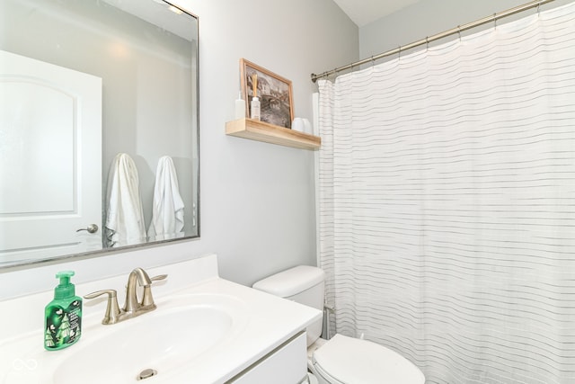 89 Kinnick Dr, Greenwood, IN 46143 - bathroom with toilet and vanity