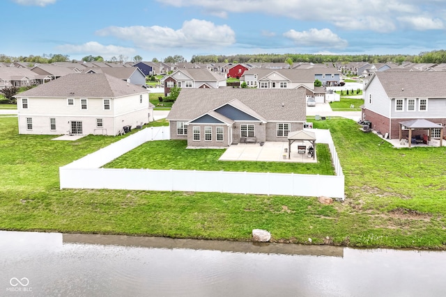 89 Kinnick Dr, Greenwood, IN 46143 - aerial perspective of suburban area featuring a nearby body of water