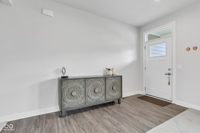 6305 Norwich Dr, Brownsburg, IN 46112 - entrance foyer featuring baseboards and wood finished floors