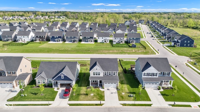6305 Norwich Dr, Brownsburg, IN 46112 - aerial perspective of suburban area