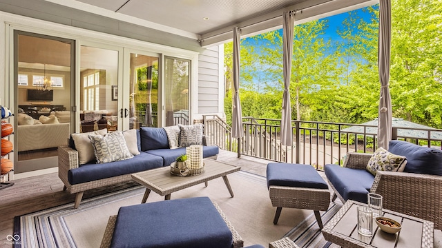 6734 W Stonegate Dr, Zionsville, IN 46077 - sunroom featuring view of wooded area