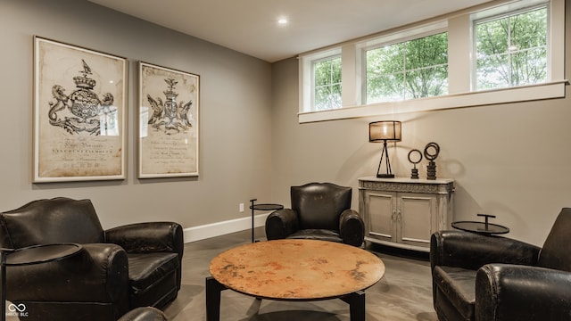 6734 W Stonegate Dr, Zionsville, IN 46077 - sitting room with baseboards and recessed lighting