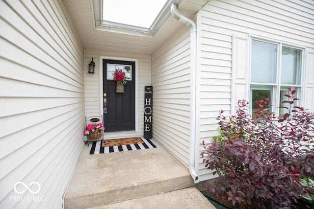 view of entrance to property