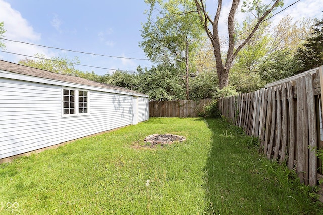 view of yard
