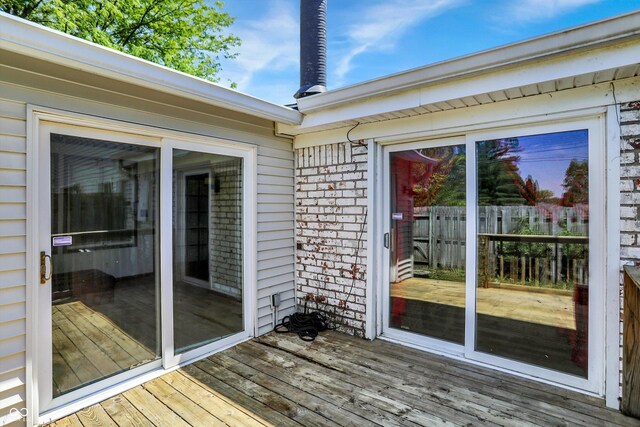 7642 Lancer Ln, Lawrence, IN 46226 - view of deck