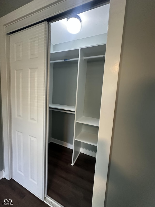 view of closet