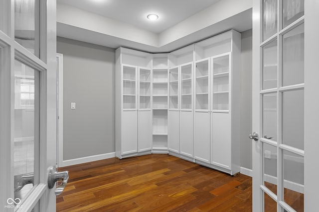 888 Westcreek Dr, Columbus, IN 47201 - walk in closet featuring dark wood-style flooring