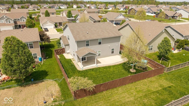 695 Bobtail Dr, Greenfield, IN 46140 - aerial perspective of suburban area