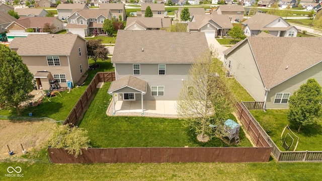 695 Bobtail Dr, Greenfield, IN 46140 - aerial perspective of suburban area
