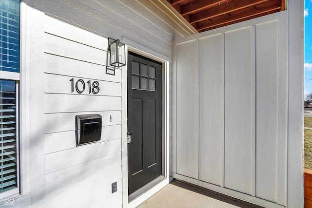 view of entrance to property