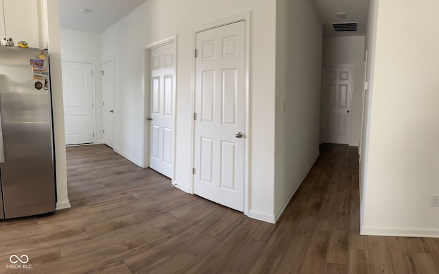 142 Winding Brook Way, Pendleton, IN 46064 - hallway with wood finished floors and baseboards