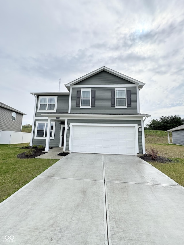 10931 N Longbranch St, Monrovia, IN 46157 - traditional home with a garage and concrete driveway