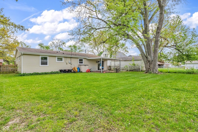 view of back of property