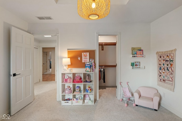 4601 Fairhope Dr, Indianapolis, IN 46237 - playroom featuring carpet floors and baseboards